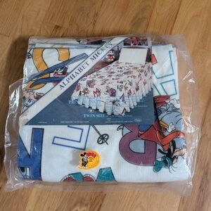 Vintage Disney Twin Bedding Blanket